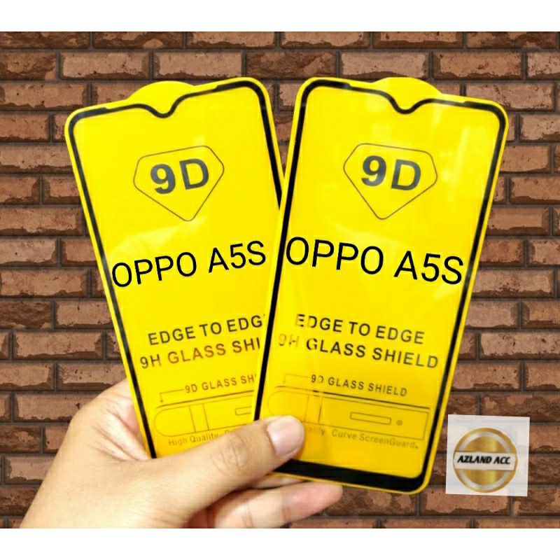Tempered Glass Oppo A5S Full layar/Anti Gores Oppo A5S Full layar