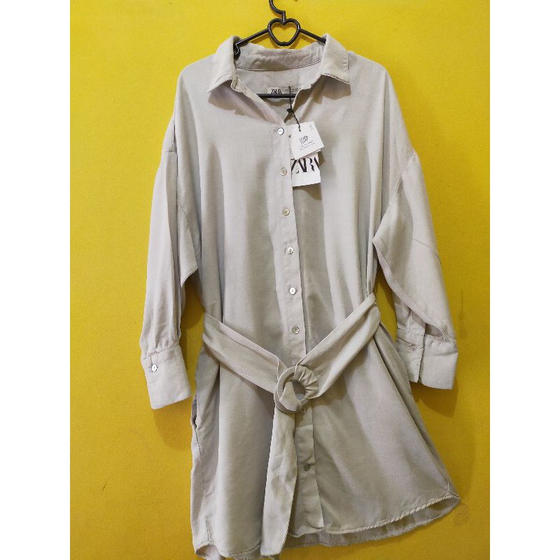 Zara poplin shirt dess