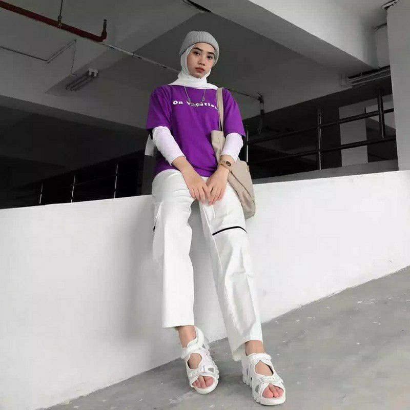 ZIPPER PANTS CARGO // CARGO CEWEK // CELANA CARGO