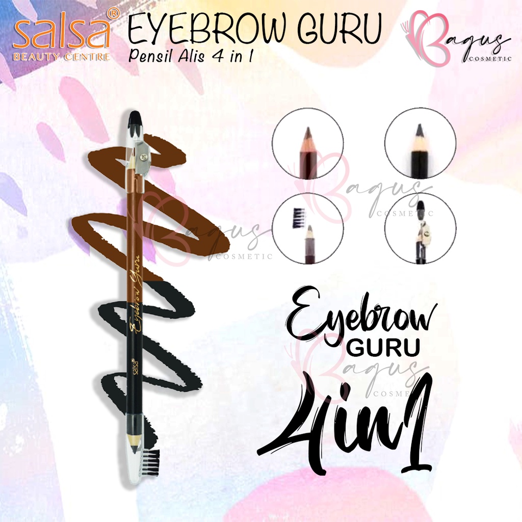 ⭐BAGUS⭐ SALSA EYEBROW GURU / PENSIL ALIS SALSA 4 IN 1