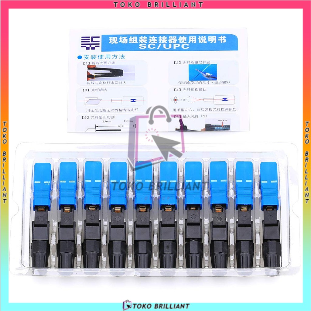 Fast Connector SC UPC/SC APC 10PCS Fiber Optik Connector FTTH