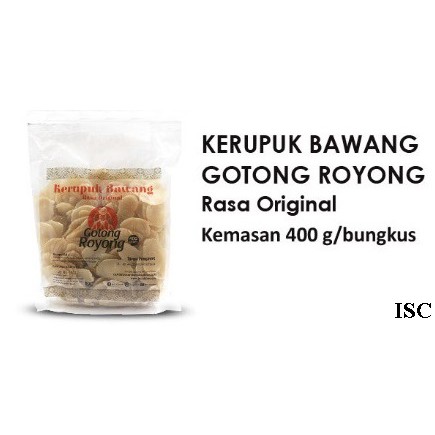 

Kerupuk Bawang 400 gr Gotong Royong [ORIGINAL]