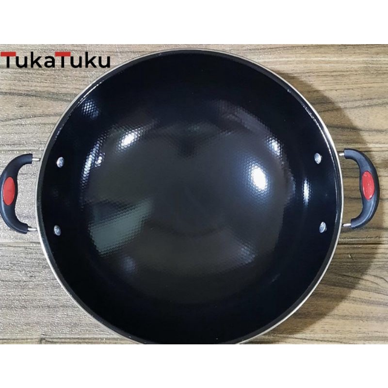 WAJAN KUALI ENAMEL KUPING 34cm HC