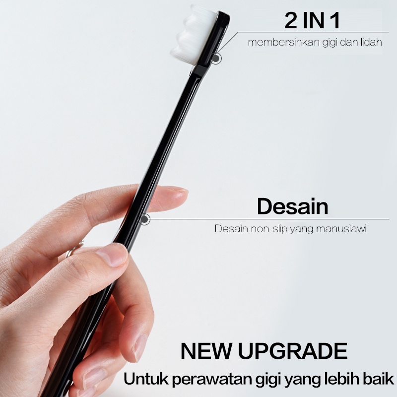 Sikat Gigi Bulu Nano 12000 Lembut Gaya Jepang / Tootbrush Micro Brush