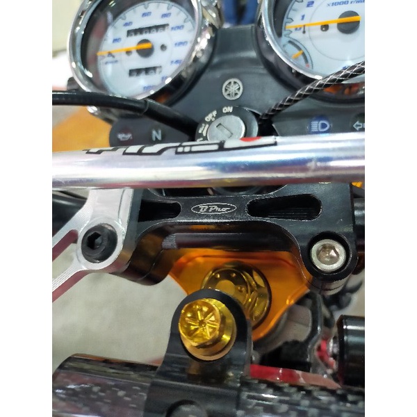 BPRO RACING SEGITIGA ATAS TRIPLE CLAMP SET RX KING RXKING RAISER PANGKON STANG-1