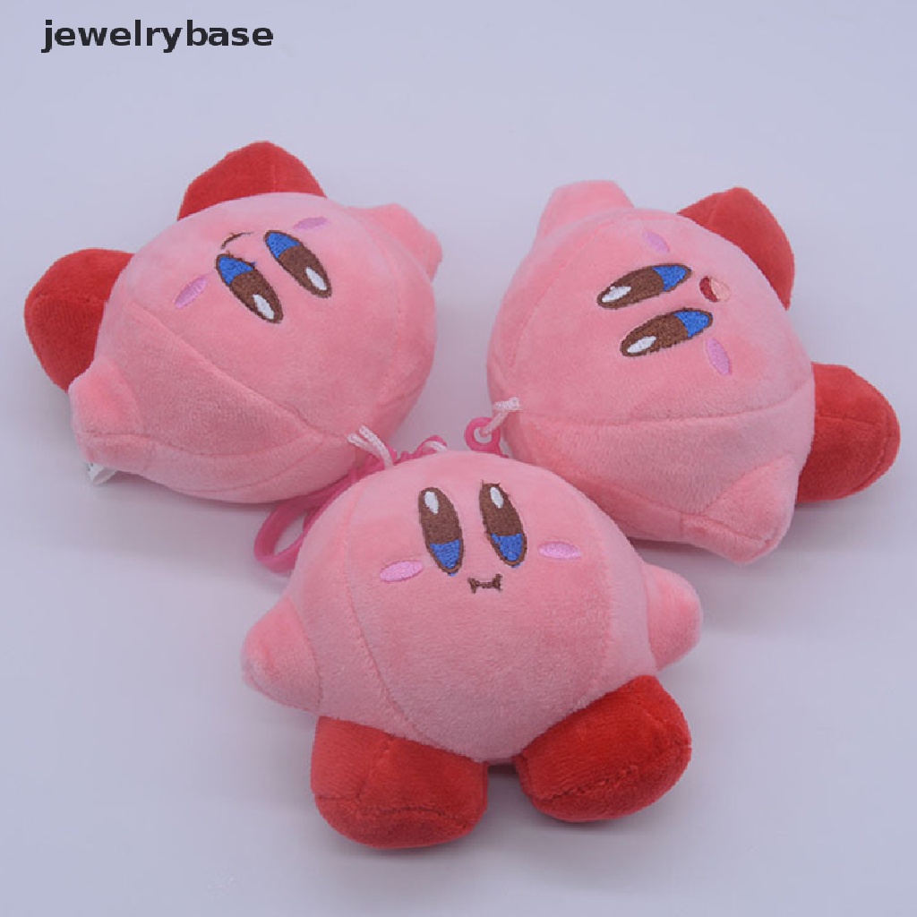 (jewelrybase) Gantungan Kunci Bentuk Kartun Kirby Bahan Plush Untuk Anak-Anak