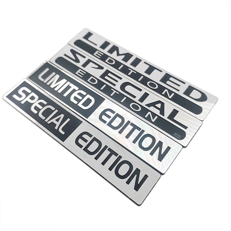 1pc Stiker Emblem Logo Mobil Universal Edisi Spesial Bahan Metal