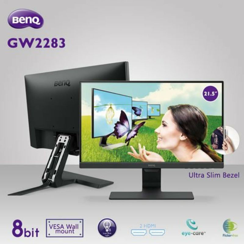 Monitor BenQ GW2283 IPS Eye care FHD +speaker 22inch led garansi resmi