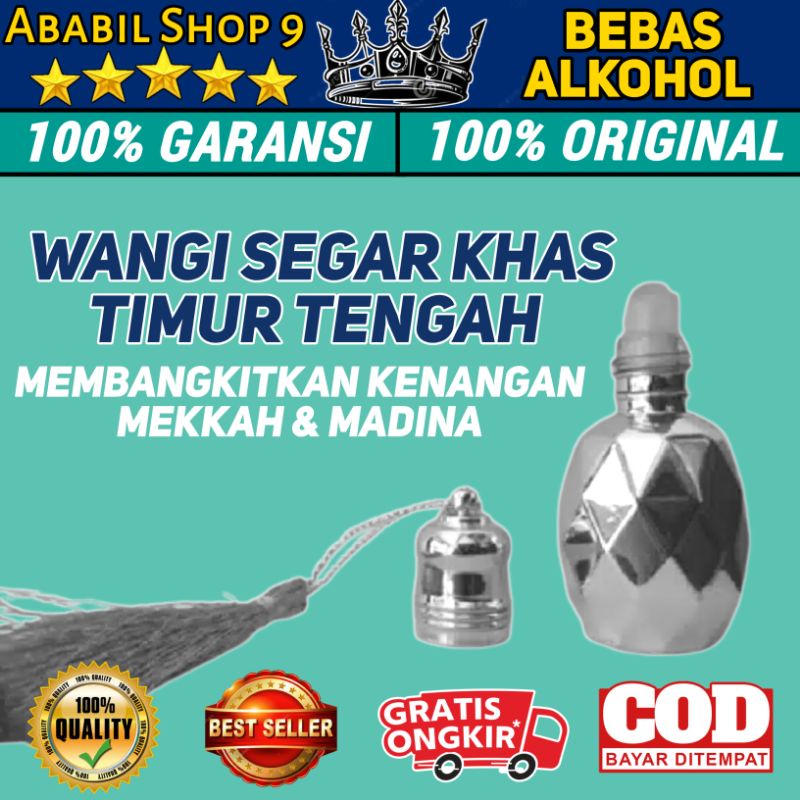 Parfum Haramain Madinah Murni Original Minyak wangi AlHaramain Parfum Sholat Wangi Segar tahan lama 