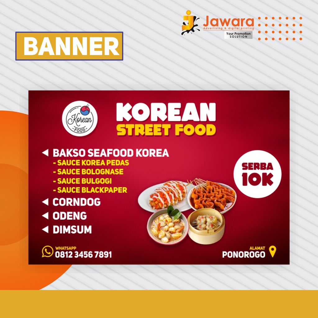 Spanduk Toko/Warung/OnlineShop/Baner PONOROGO,MAGETAN,NGAWI,MADIUN,TULUNGAGUNG,PACITAN, JAWARA PRINT