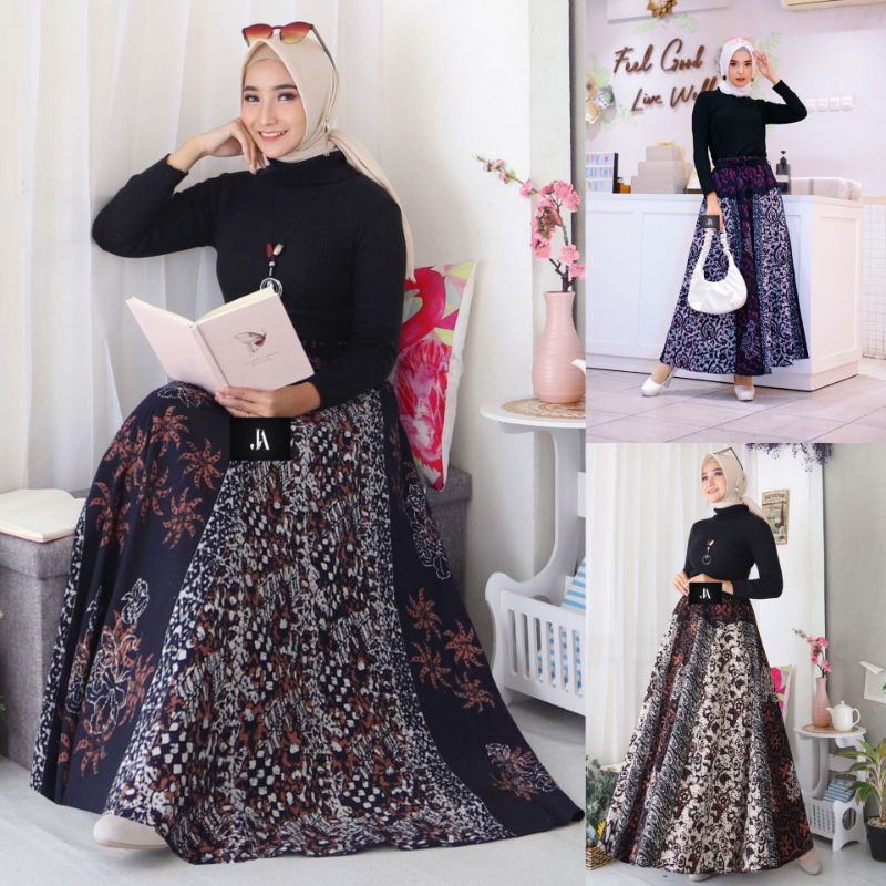 ROK KLOK ISABELLA BATIK CAP (handmade) / MAXI SKIRT