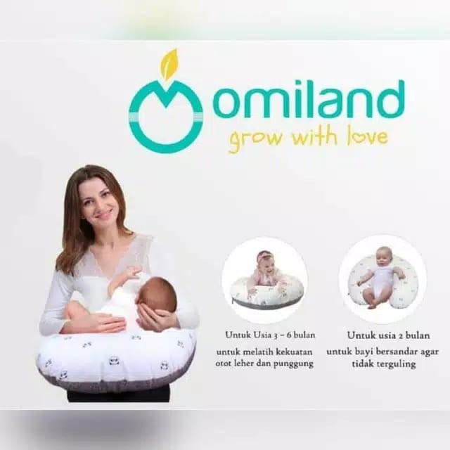 Omiland Bantal Menyusui + Bantal Lengan Panda Series / Perlengkapan Tidur Bayi