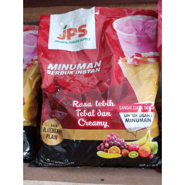 

Minuman Serbuk Instan JPS Blueberry, Taro, Avocado, Mangga, Vanilla Blue, Orange, Strawberry (PLAIN) 1000g