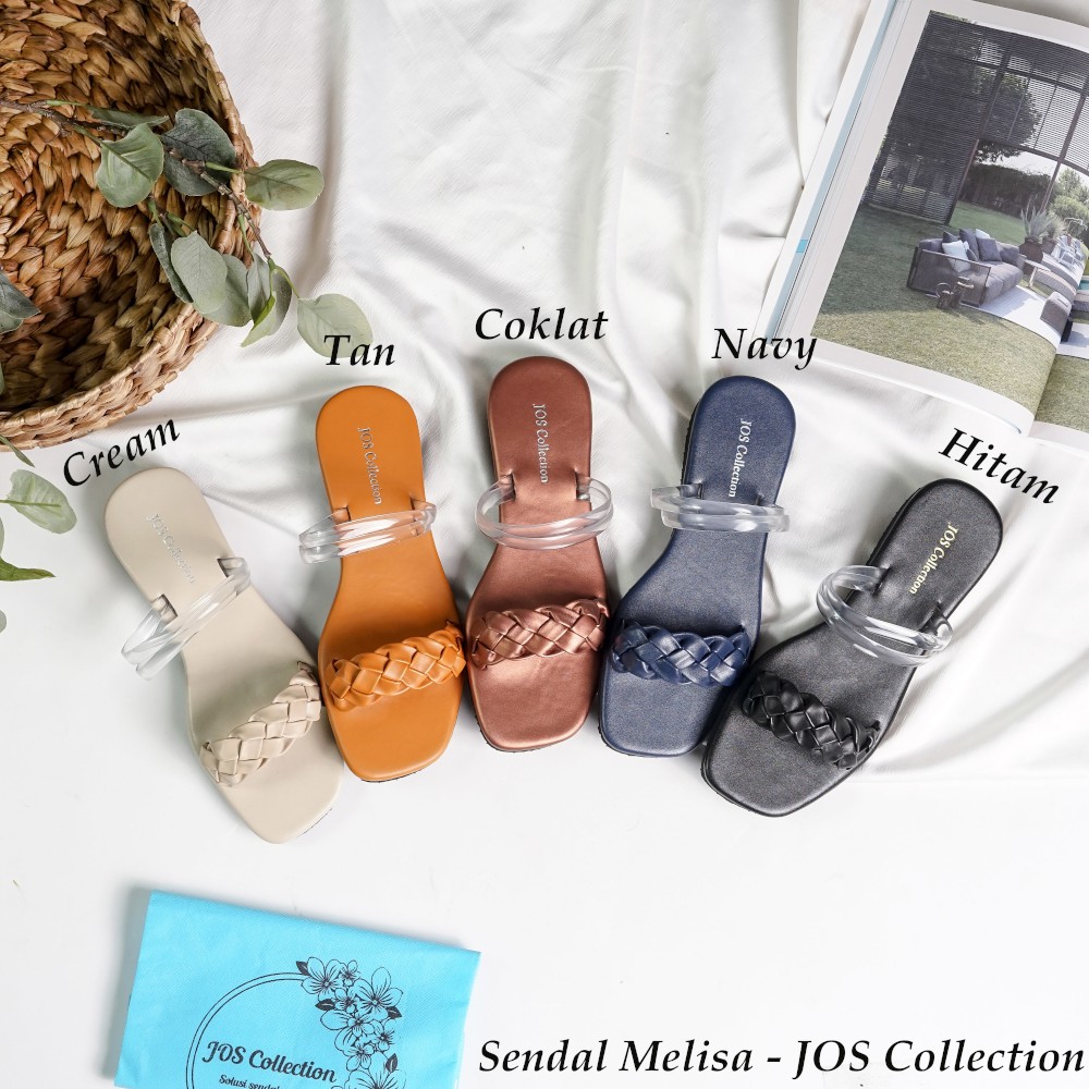 Sandal Selop Wanita Tali Mika - Melisa by JOS Collection