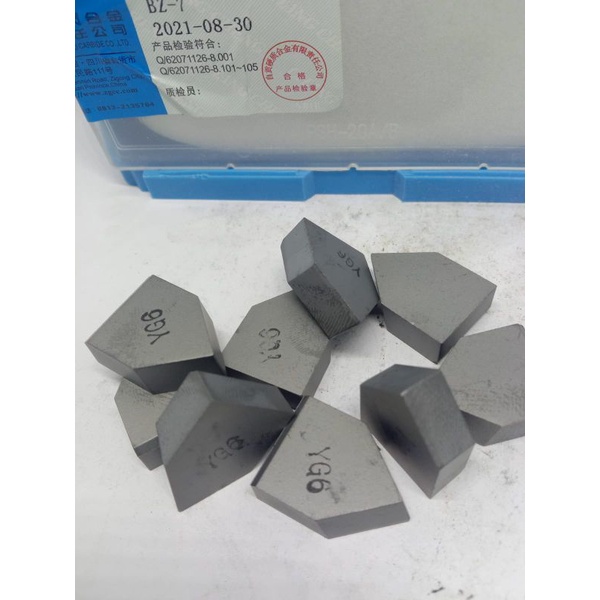 Mata widia E16 carbide YG6 mata bubut widia mata bor.