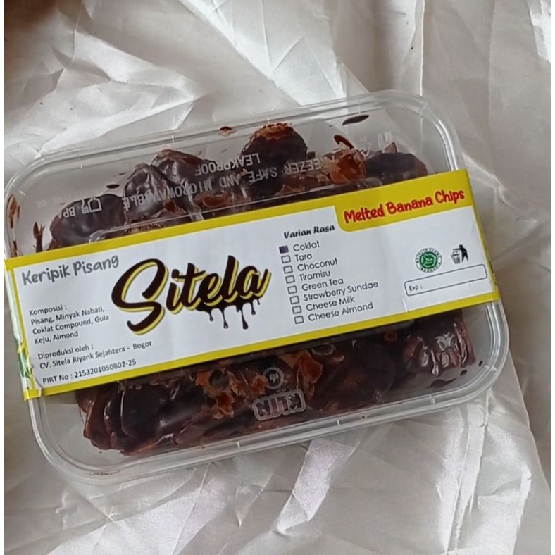 SITELA KERIPIK PISANG COKLAT LUMER ANEKA RASA