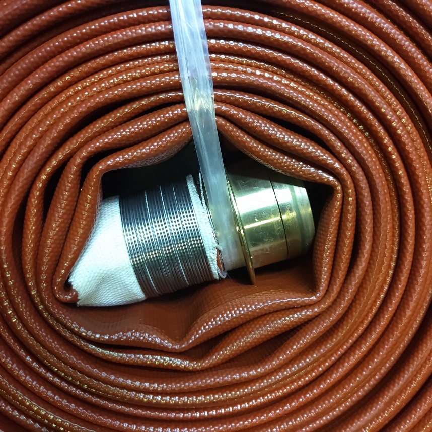 Fire Rubber Hose Karet 2 x 30 M Selang Pemadam 2x30 30m Coupling