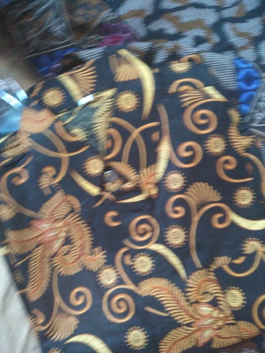 Kemeja Batik Lengan Panjang Batik  Danabrata Pria Motif Songket Hijau Kode 031 M L Xl Xxl Regular