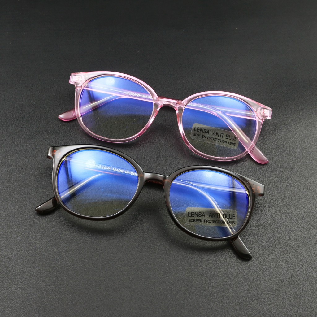 Kacamata Blueray Oval Anti Radiasi Komputer dan HP 192NS