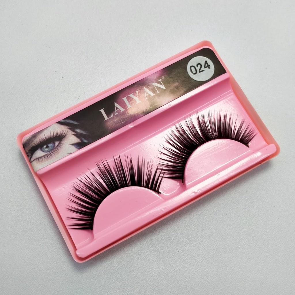 [WS] BULU MATA PALSU /EYELASH EXTENSION/ LAIYAN EYELASHES NATURAL HAIR -025