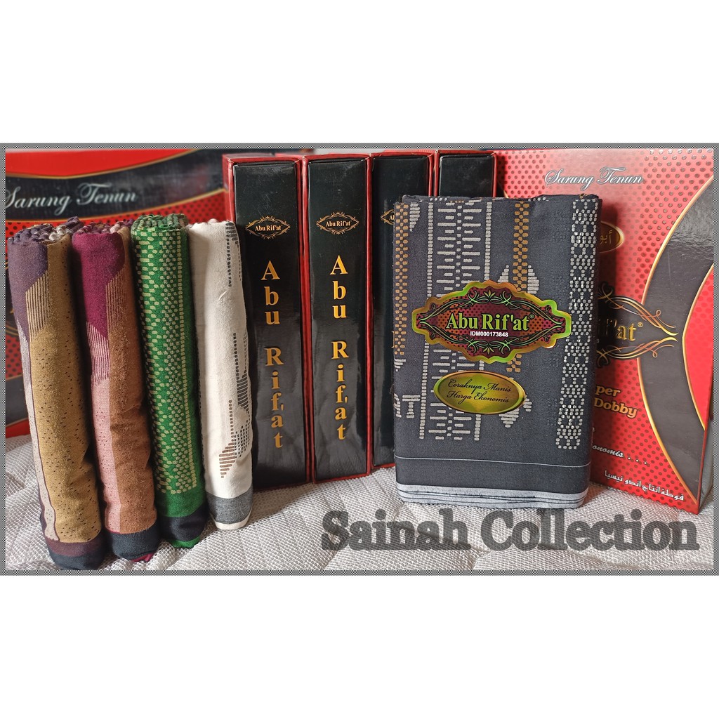 Sarung Abu Rifat Super Kembang Doby