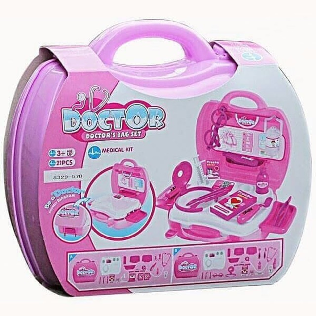 MAINAN ANAK (DOCTOR BAG SET PINK)
