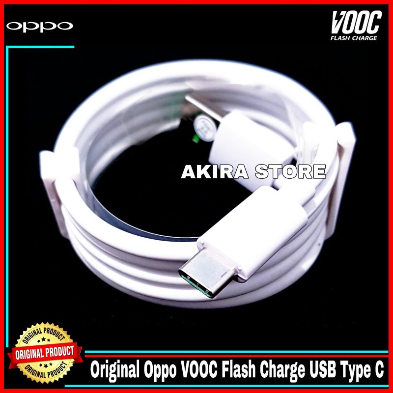 Kabel Data Oppo A57 2022 Oppo Reno7 7 Z 5G ORIGINAL 100% VOOC Type C