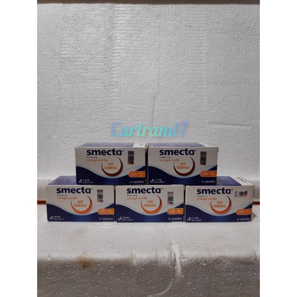 Smecta Anti Diarheal Anak dan Dewasa Obat Diare 12 Sachets