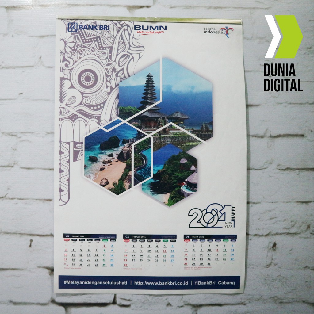 

Kalender | Kalender Dinding | Kalender Custom | Kalender 2025 | Foto Sendiri uk. 31x47cm