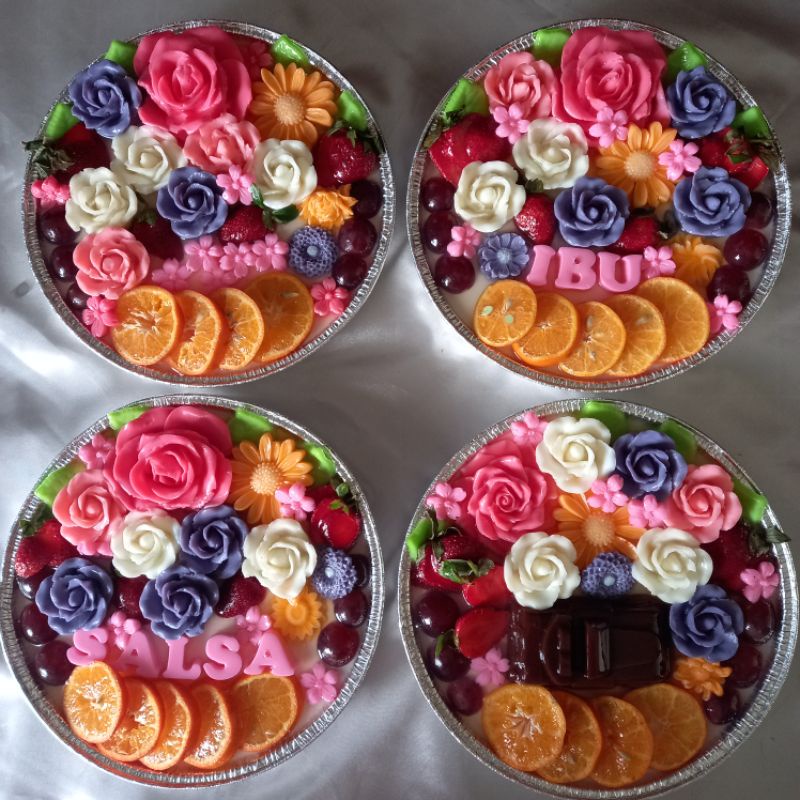 

Puding Hias Loyang 22 cm inc fla by Puding Cantik