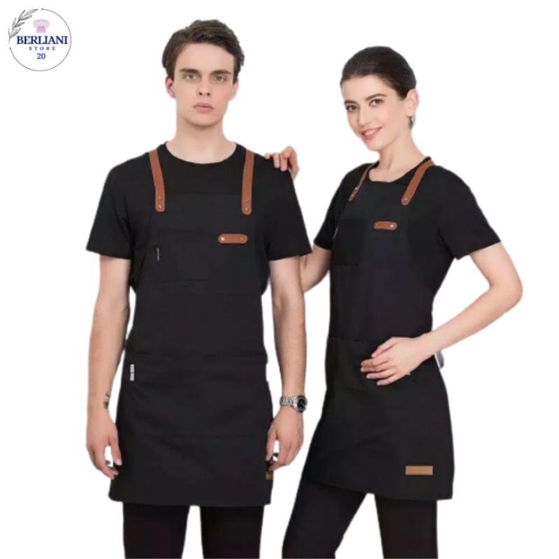 Apron Celemek Masak Apron Masak Apron Barbershop Celemek Barista Celemek Masak Apron Masak Bartender