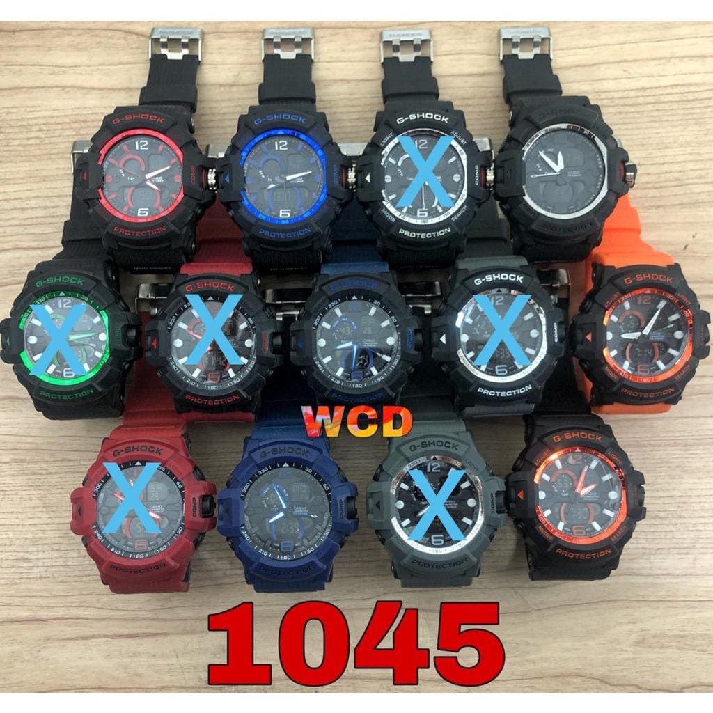 [DG] Jam Tangan Pria Casio Gshock Strap Rubber Kode 1045