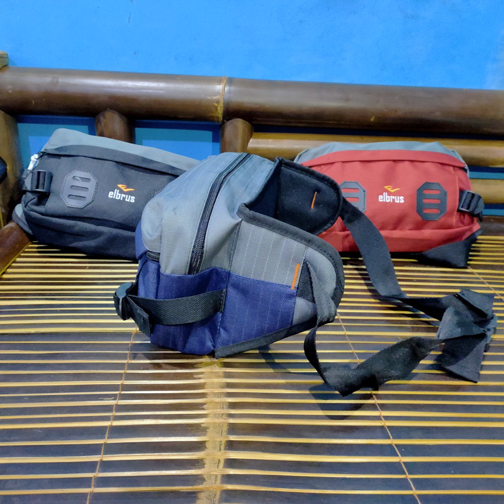 Tas selempang waistbag waist bag Tas Keren Elbrus B Produk Premium Best Product  Tas Santai