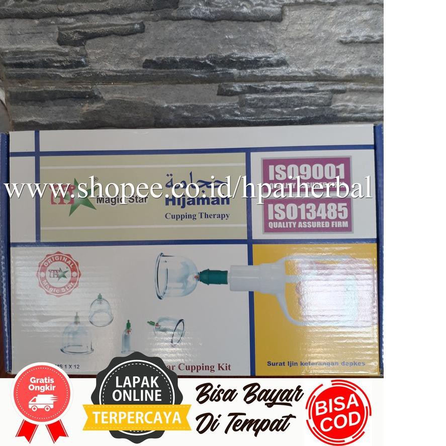 ✾ Alat Isi 24 Kop Magic Star / Hijamah Bekam isi 24 Kop / Alat Bekam Murah ❃