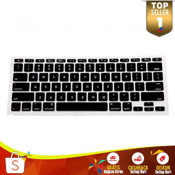 Solid Color Silicone Keyboard Cover Protector Skin Macbook Anti Debu Pelindung Keybord Aman Dipakai