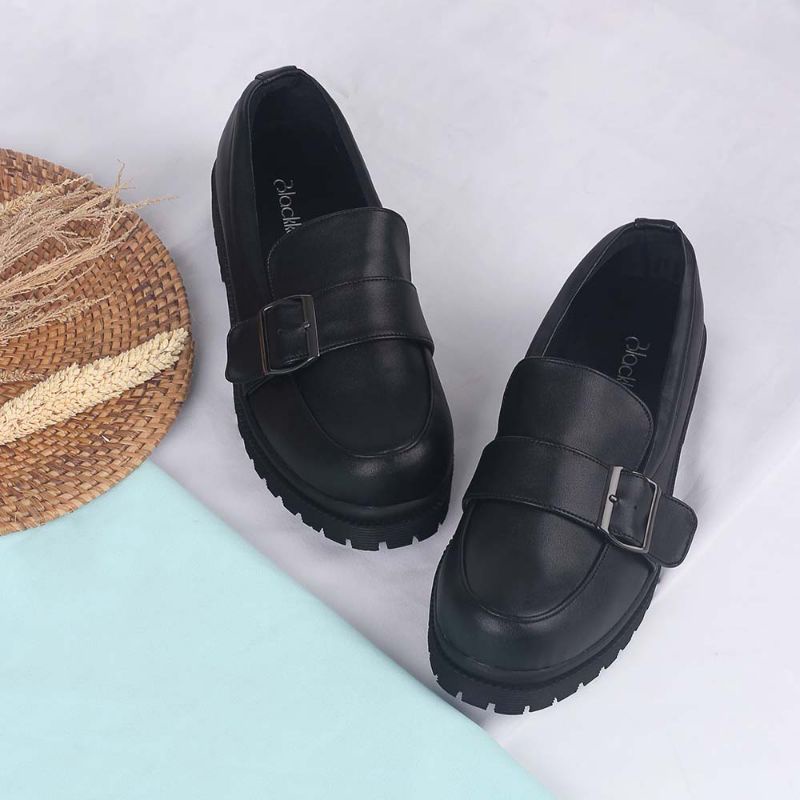 Sepatu Sneaker FLAT Balet Wanita Hitam Terbaru | Style Model Slip On | Sepatu Kerja Kantor Kasual Halus Kulit Kuat | Sepatu Cantik Kekinian Murah Promo COD | Sepatu Branded Lokal Cibaduyut Bandung