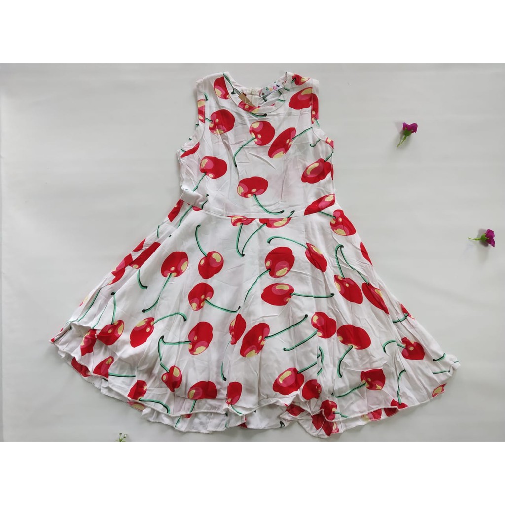 Dress B2W2 Summer C (Cherry)- baju sale