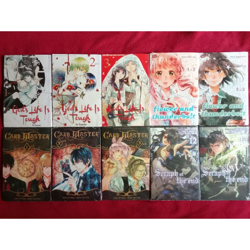KOMIK MURAH 5.000 Seraph of The End, Flower and Thunderbolt, Card Master, dll 12.12