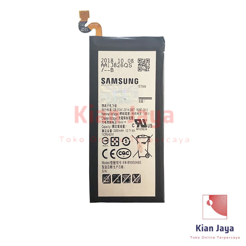 [Garansi 100% Ori] Baterai Samsung Galaxy Note 8 N950F N950 Batre Batrai Battery Hp Original