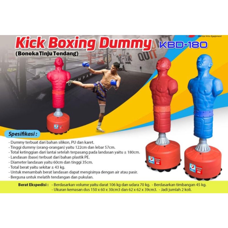 SAMSAK STANDING/BERDIRI DUMMY BOXING TAEKWONDO KARATE