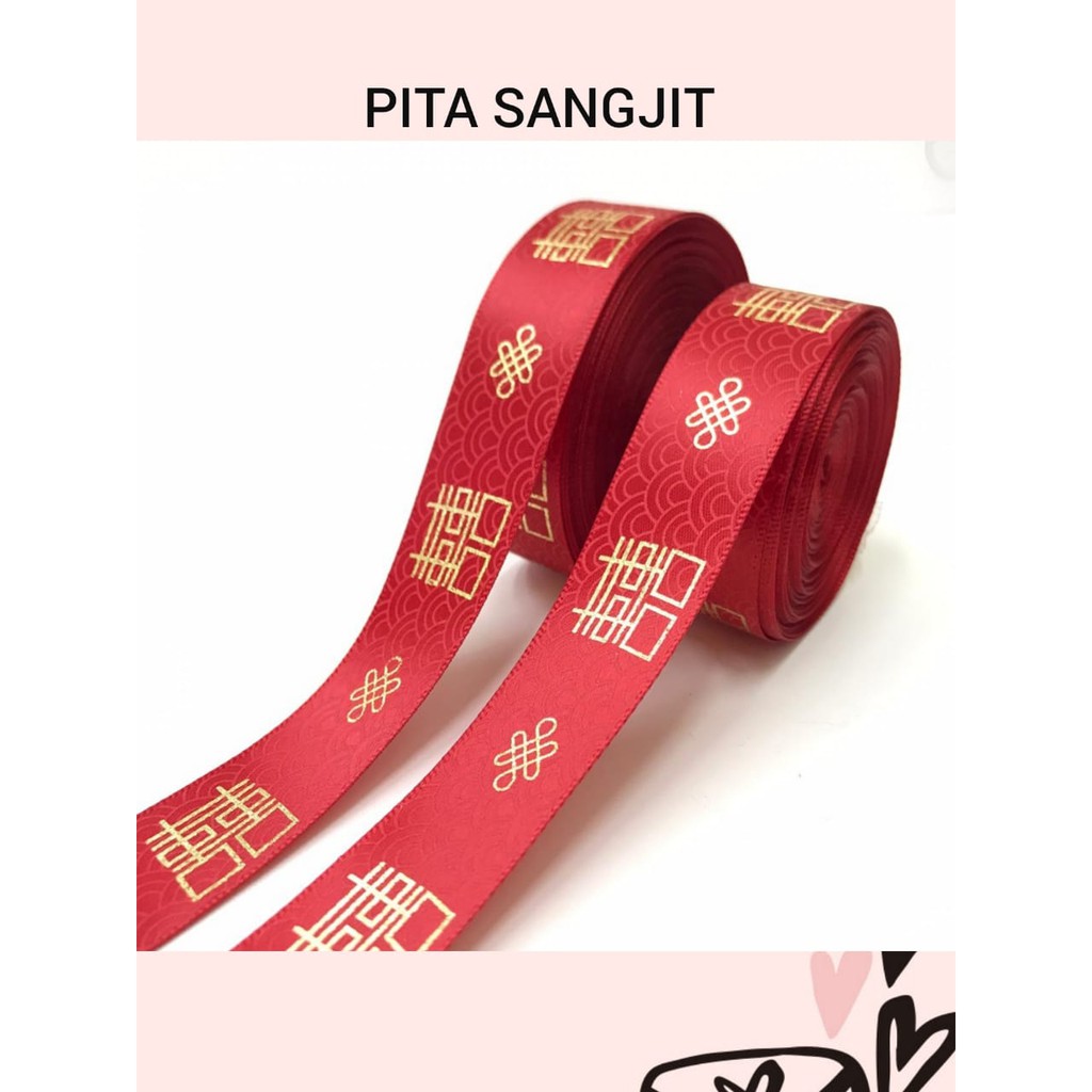 PITA SANGJIT / SHUANG XI / PITA WEDDING   / TUNANGAN JUAL PER YARD