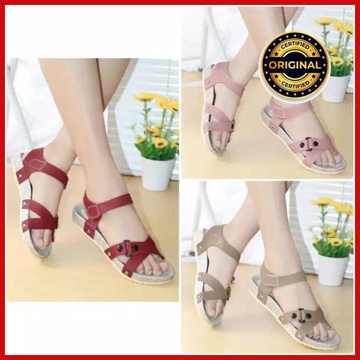 SANDAL WANITA / SENDAL MURAH / SEPATU SENDAL TALI SANTAI CARVIL