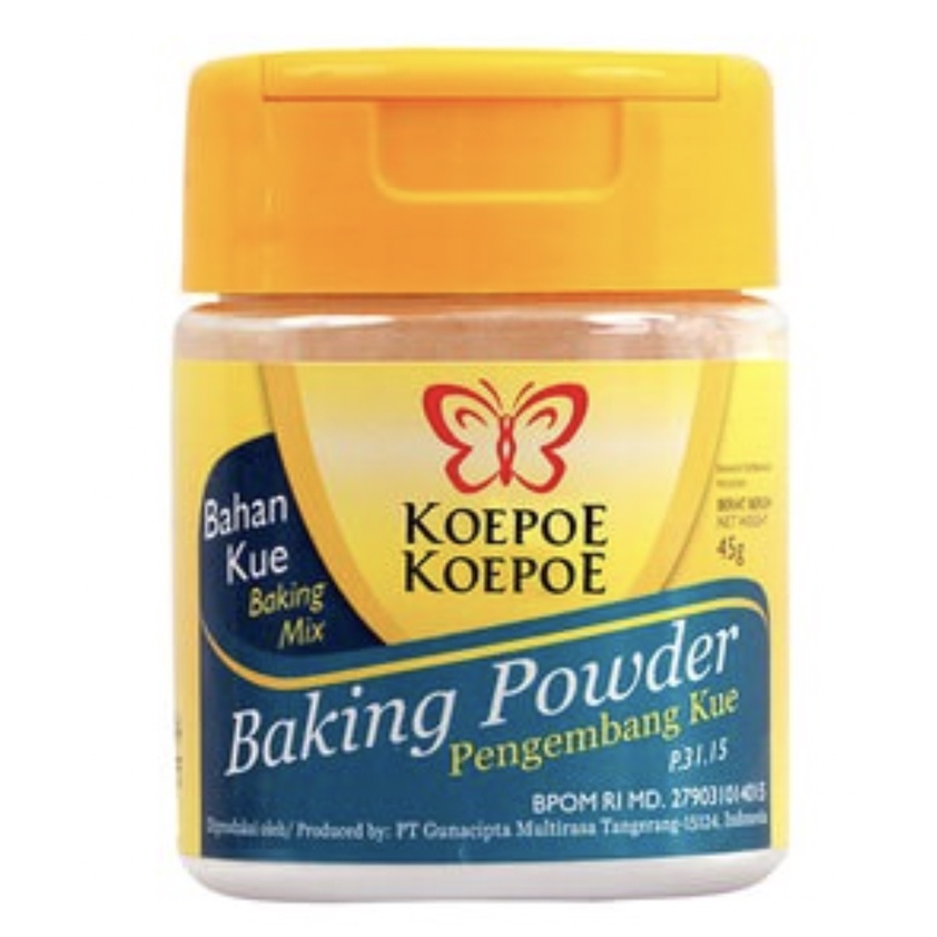 

Koepoe Koepoe Baking Powder / Pengembang Kue 45gr