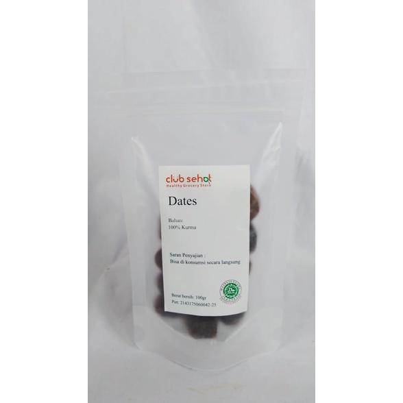 

Club Sehat - Dates ada Biji (KURMA) 100gr