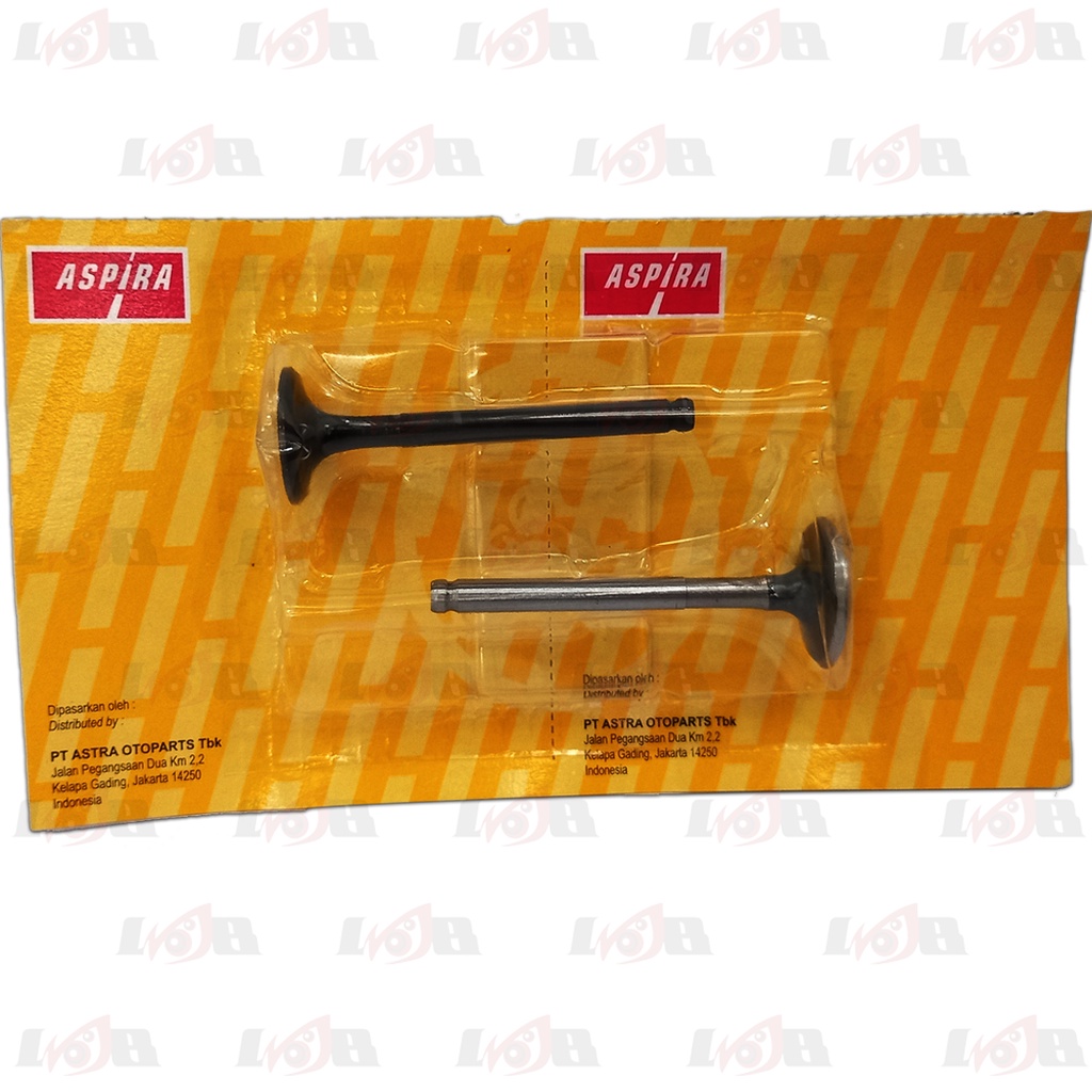 Aspira Klep Set In &amp; Ex Honda Grand Supra Revo Payung Klep Kit Komplit Besar Kecil Kode GN5