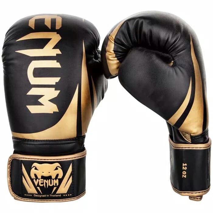 Sarung Tinju Boxing Muaythai VenumBlack Gold size 10,12 oz Limited