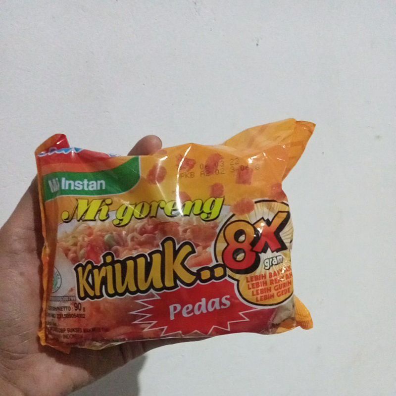 

Indomie goreng kriuk pedas