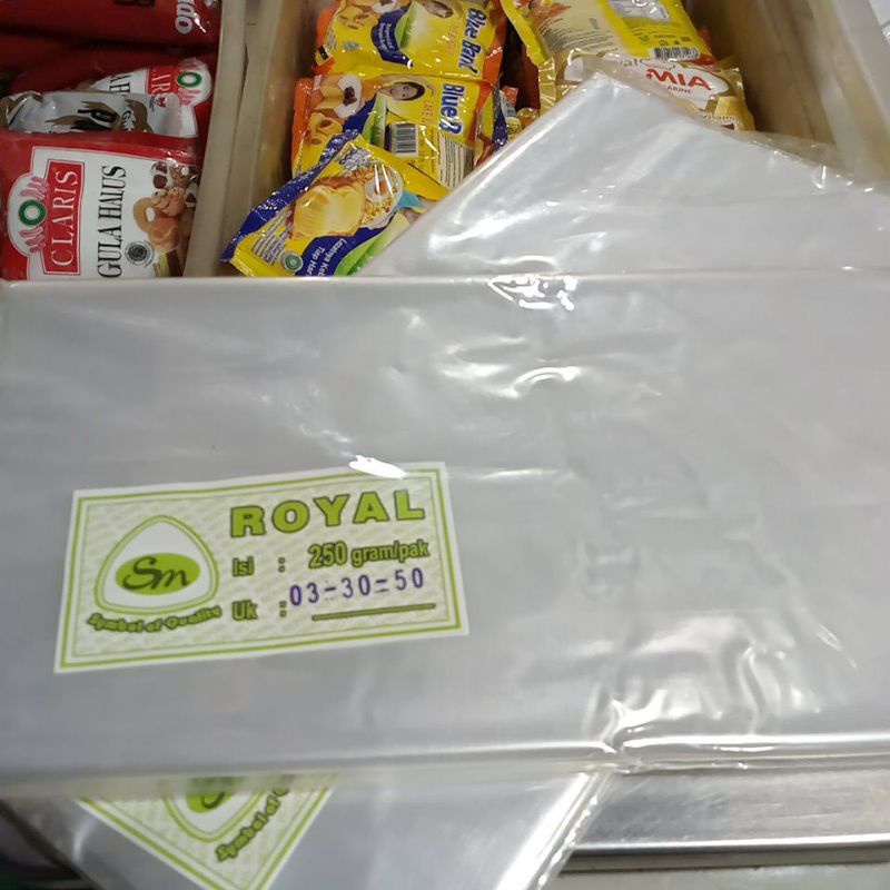 Plastik PP/Plastik Bening uk 30x50