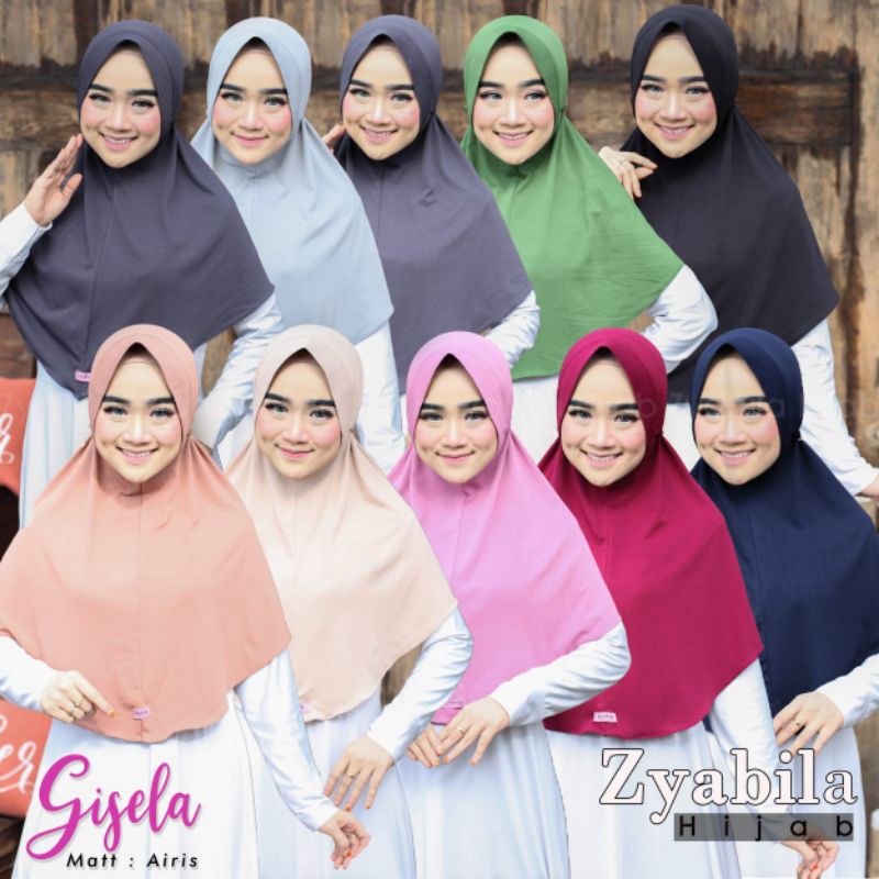 Hijab tali pet antem size L bisa cod