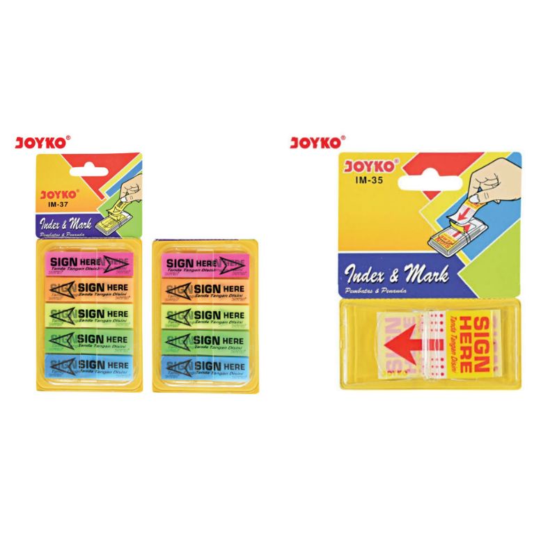 

SIGN HERE STICKY NOTE INDEX FLAG STICKER STIKER TEMPELAN TANDA TANGAN